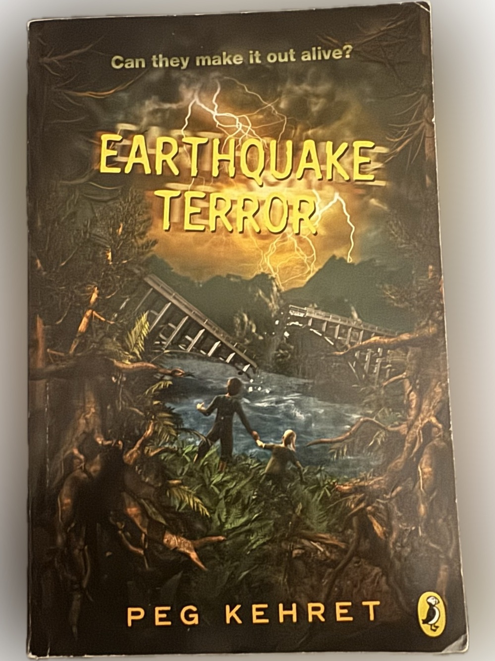 Earthquake Terror by - Black & Yellow Cover